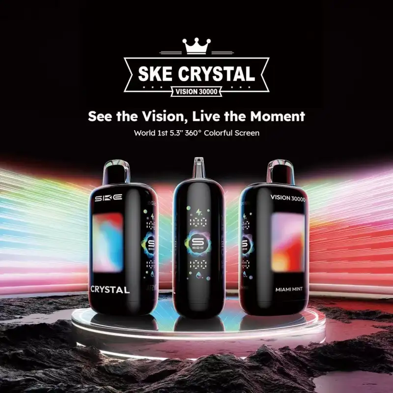 SKE CRYSTAL VISION 30K Disposable Vapes (5%, 30000 Puffs) - Image 2