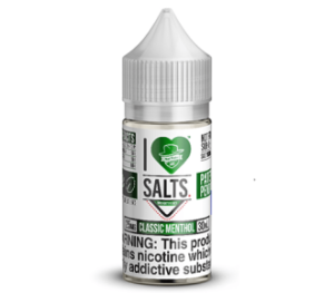 Mad Hatter I Love Salts Classic Menthol 30ml Nic Salt Vapes Juice