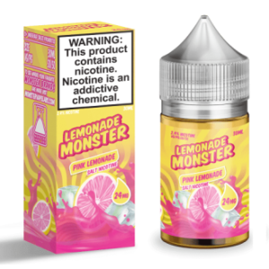 Pink Lemonade 30ml Nic Salt Vapes Juice – Lemonade Monster