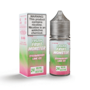 Frozen Fruit Monster Strawberry Lime Ice 30ml Nic Salt Vapes Juice