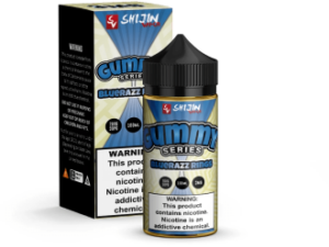 Shijin Gummy Series Blue Razz Rings 100ml Vapes Juice