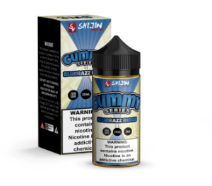 Shijin Gummy Series Blue Razz Rings 100ml Vapes Juice