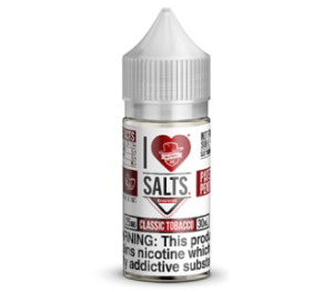 Mad Hatter I Love Salts Classic Tobacco 30ml Nic Salt Vapes Juice