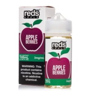 7 Daze Reds Apple Berries 100ml Vapes Juice