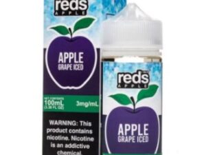 7 Daze Reds Apple Grape Iced 100ml Vapes Juice