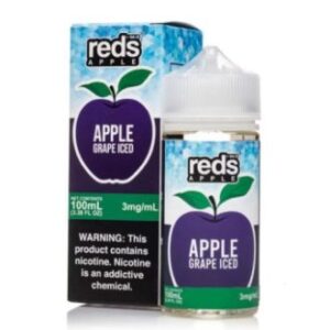 7 Daze Reds Apple Grape Iced 100ml Vapes Juice