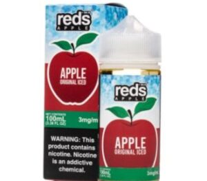 7 Daze Reds Apple Original Iced 100ml Vapes Juice
