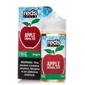 7 Daze Reds Apple Original Iced 100ml Vapes Juice