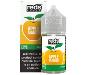 7 Daze Reds Salts Apple Mango Nic Salt Vapes Juice 30ml