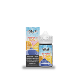 7 Daze Fusion Lemon Passionfruit Blueberry ICED 30ml Nic Salt Vapes Juice