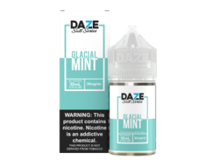 7 Daze Glacial Mint 30ml Nic Salt Vapes Juice