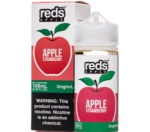 7 Daze Reds Apple Strawberry 100ml Vapes Juice