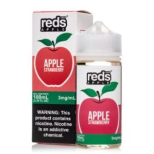 7 Daze Reds Apple Strawberry 100ml Vapes Juice
