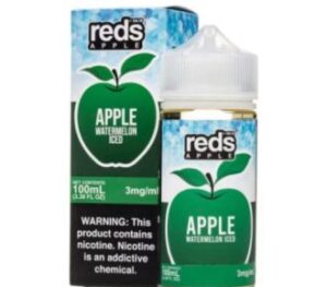 7 Daze Reds Apple Watermelon Iced 100ml Vapes Juice