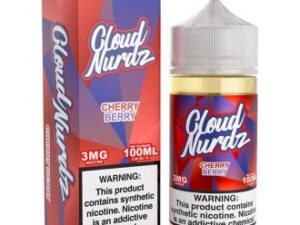 Cloud Nurdz Cherry Berry Synthetic Vapes Juice 100ml