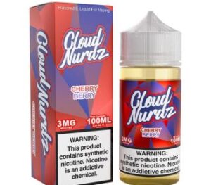 Cloud Nurdz Cherry Berry Synthetic Vapes Juice 100ml
