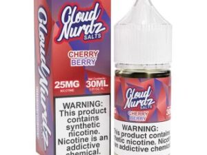 Cloud Nurdz Cherry Berry TFN Salt Vapes Juice 30ml