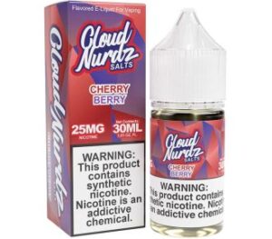 Cloud Nurdz Cherry Berry TFN Salt Vapes Juice 30ml