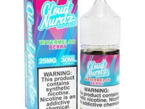 Cloud Nurdz Watermelon Berry Iced 30ml TF Nic Salt Vapes Juice
