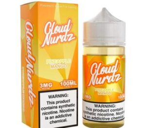 Cloud Nurdz Pineapple Mango Synthetic Vapes Juice 100ml