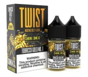 Tobacco Gold No.1 2x 30ml (60ml) Nic Salt Vape Juice – Twist E-Liquids