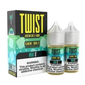 Mint 0° 2x 30ml (60ml) Nic Salt Vape Juice – Twist E-Liquid