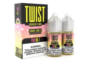 Pink No.1 2x 30ml (60ml) Nic Salt Vapes Juice – Twist E-Liquids