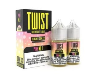 Pink No.1 2x 30ml (60ml) Nic Salt Vapes Juice – Twist E-Liquids