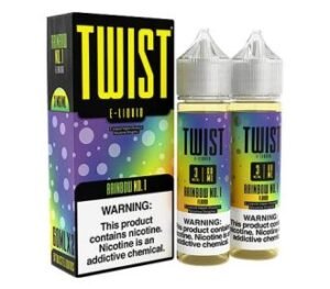 Rainbow No.1 2x 60ml (120ml) Vape Juice – Twist E-Liquids