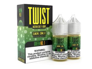 Green No.1 2x 30ml (60ml) Nic Salt Vapes Juice – Twist E-Liquids