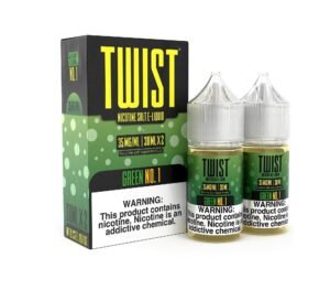 Green No.1 2x 30ml (60ml) Nic Salt Vapes Juice – Twist E-Liquids