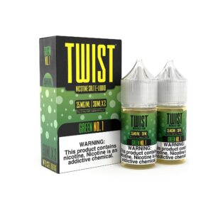 Green No.1 2x 30ml (60ml) Nic Salt Vapes Juice – Twist E-Liquids