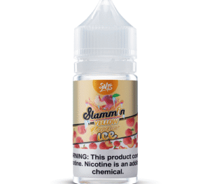 Yellow Peach Ice 30ml Nic Salt Vapes Juice – Slammin