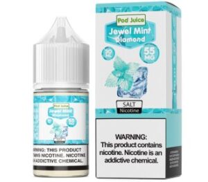 Pod Juice Jewel Mint Diamond TF 30ml Nic Salt Vapes Juice