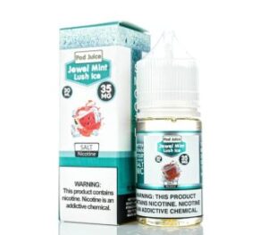 Pod Juice Jewel Mint Lush Ice TF 30ml Nic Salt Vapes Juice