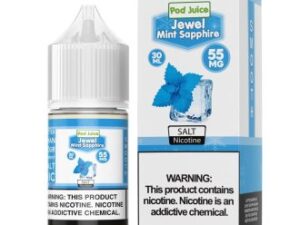 Pod Juice Jewel Mint Sapphire TF 30ml Nic Salt Vapes Juice