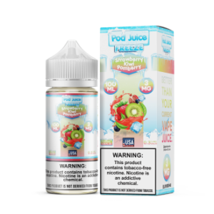 Pod Juice Freeze Strawberry Kiwi Pomberry TF 100ml Vapes Juice