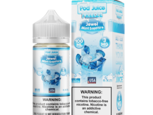 Pod Juice Freeze Jewel Mint Sapphire TF 100ml Vapes Juice