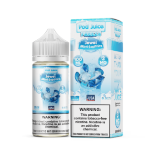 Pod Juice Freeze Jewel Mint Sapphire TF 100ml Vapes Juice