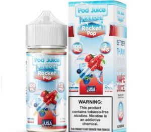 Pod Juice Rocket Pop Freeze Synthetic Vapes Juice 100ml