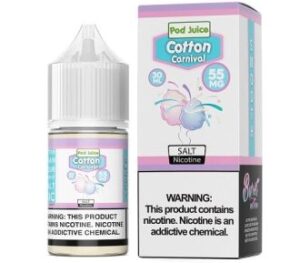 Pod Juice Cotton Clouds TF 30ml Nic Salt Vapes Juice