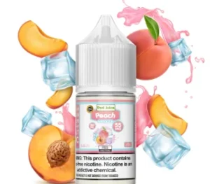Pod Juice Peach Freeze TF 30ml Nic Salt Vapes Juice