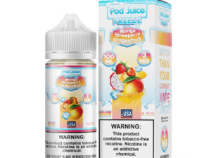 Pod Juice Freeze Mango Strawberry Dragonfruit TF 100ml Vapes Juice