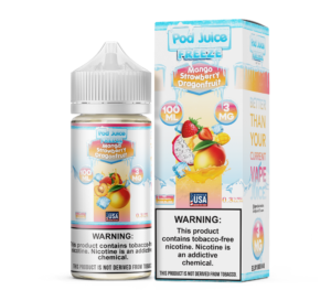 Pod Juice Freeze Mango Strawberry Dragonfruit TF 100ml Vapes Juice
