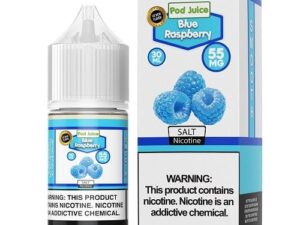 Pod Juice Blue Raspberry TF 30ml Nic Salt Vapes Juice