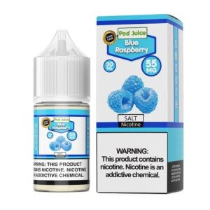 Pod Juice Blue Raspberry TF 30ml Nic Salt Vapes Juice