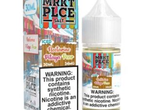 MRKT PLCE Salts ICED Nectarine Pitaya Pear 30ml Nic Salt Vapes Juice