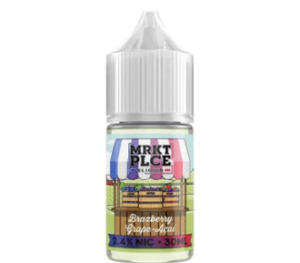 MRKT PLCE Brazzberry Grape Acai 30ml Nic Salt Vapes Juice