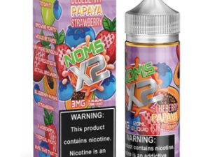 Blueberry Papaya Strawberry 120ml Vapes Juice – Noms X2