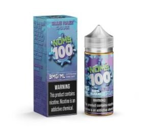 Noms 100 Blue Razz Shark Vapes Juice 100ml